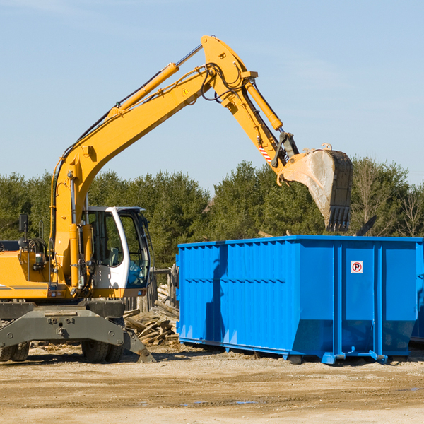 can i request a rental extension for a residential dumpster in La Minita Texas